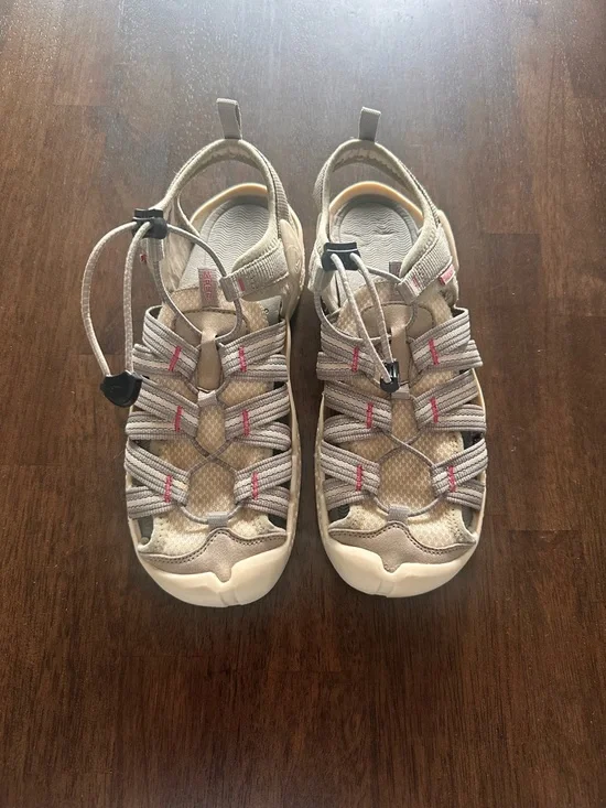 Keen Women's Drift Creek H2 Sandals Plaza Taupe Ibis Rose Size 9 - Picture 3 of 8